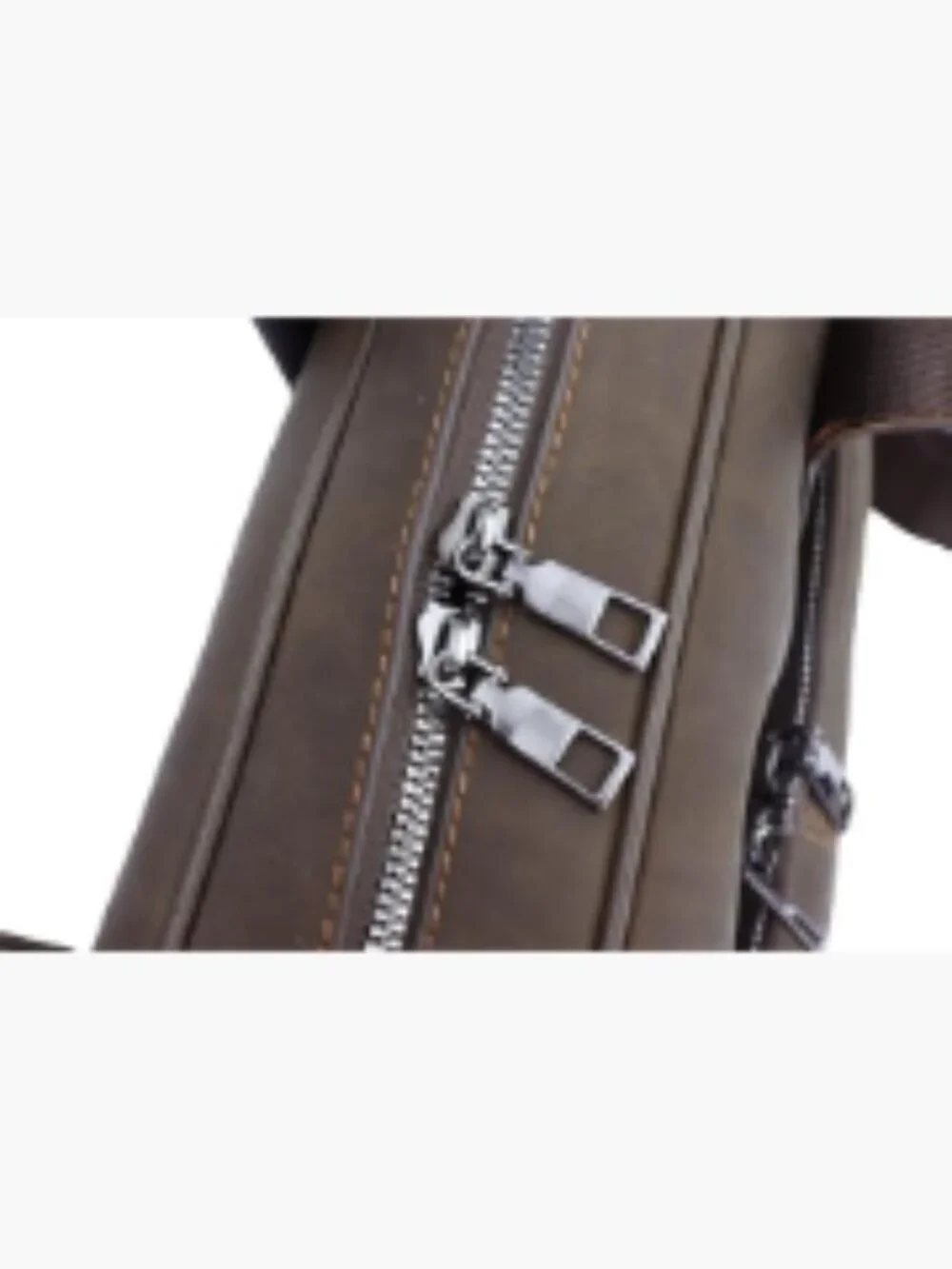 Vintage Faux Leather Laptop Messenger Bag Briefcase 15.6